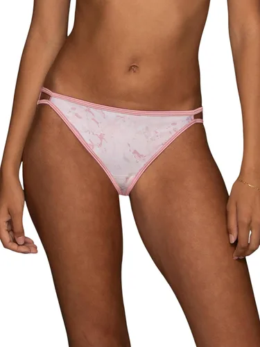 Vista 138 de Vanity Fair Bragas de bikini con tira para mujer, Illumination, con elástico sedoso y ribete de satén Paquete de 3 Negro (Midnight Black)