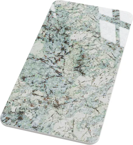 Vista 24 de Mesa rectangular de 23.6 x 11.8 pulgadas, mesa de piedra sinterizada negra, repuesto y cubierta de mármol para escritorio, resistente a los arañazos