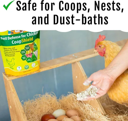 Vista 7 de Buff Clucks Coop-Care Bundle – Mezcla de hierbas de 8 onzas y CoopShield Natural + DE en polvo Hierbas aromáticas de forraje para pollos