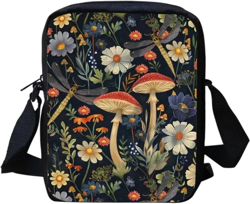 Vista 25 de Halloween Cat Small Messenger Bag Crossbody Shoulder Bag for Women Black Cat Pumpkin