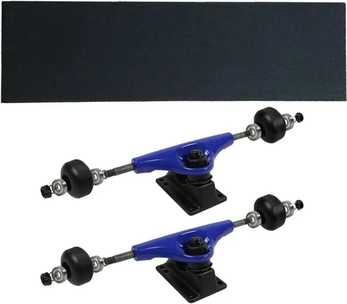 Vista 4 de Havok Skateboard Trucks, Wheels, Bearings, Grip, Hardware Truck Package plateado