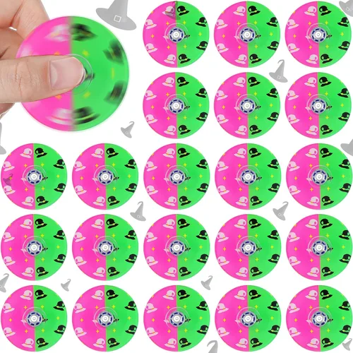 Vista 30 de Sotiff 24 piezas de tortuga verde Fidget Spinners a granel, mini juguetes