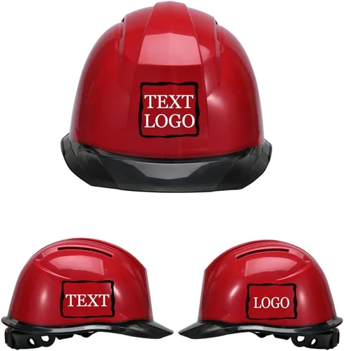 Vista 26 de Casco de seguridad personalizado para construcción Casco de trabajo de seguridad con suspensión de trinquete ajustable de ala completa con carcasa