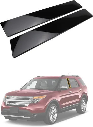 Vista 10 de Flecto Moldura de puerta, panel de moldura de puerta, lado del conductor (izquierdo), compatible con Ford Explorer 2011-2019, teclado de entrada sin