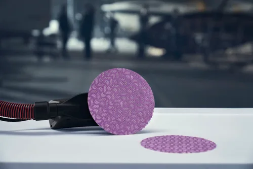 Vista 10 de 3M Xtract 88942 - Lijadora orbital aleatoria neumática de 5 pulgadas, con accesorio de vacío central, órbita de 3/16 pulgadas, ROS ergonómica