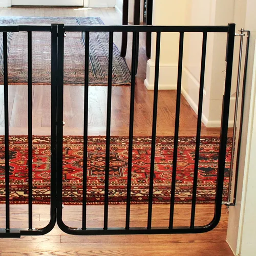 Vista 2 de Cardenal Gates 21 3/4" Negro Puerta extensión, Negro