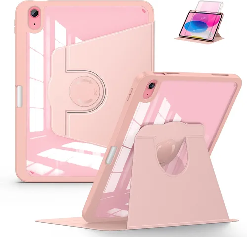 Vista 14 de Soke Funda giratoria para iPad (A16) de 11ª generación 2025, iPad de 10ª Lila Púrpura