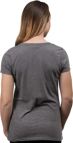 Vista 4 de Camisetas divertidas para mujer, con frase sarcástica y con cuello en V