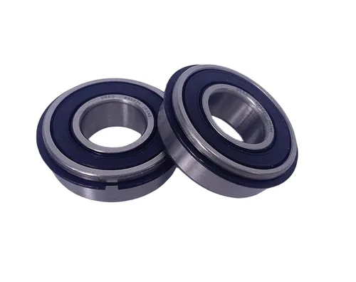 Vista 4 de DEEG 4 unidades 99502HNR Rodamiento de buje de rueda ID 5/8" x OD 1-3/8" x Ancho 7/16" Doble sello y anillo elástico, reemplazo para kart, mini