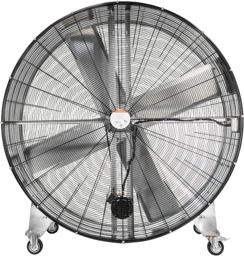 Vista 7 de Maxx Air Ventilador de tambor de transmisión por correa industrial de alta velocidad de 60 pulgadas Ventilador de barril resistente con carcasa
