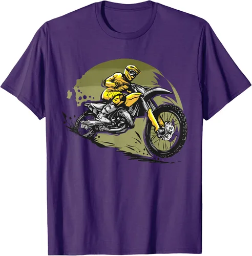 Vista 76 de Camiseta de motocross Supermotard Enduro, Negro, S