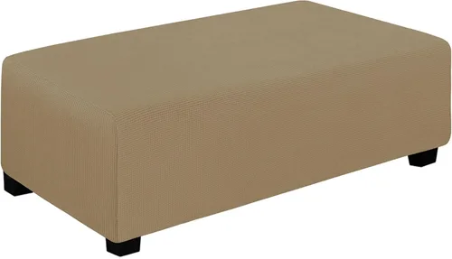 Vista 27 de Easy-Going Funda Elástica para Otomana Taburete de Almacenamiento Plegable Protector de Muebles Funda Rectangular Suave con Parte Inferior Elástica