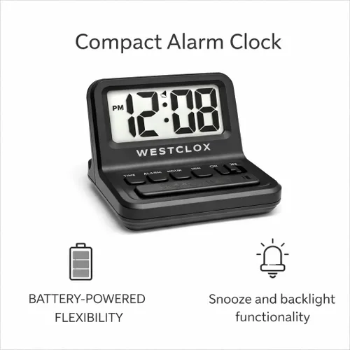 Vista 5 de Westclox visualización LCD Reloj Despertador