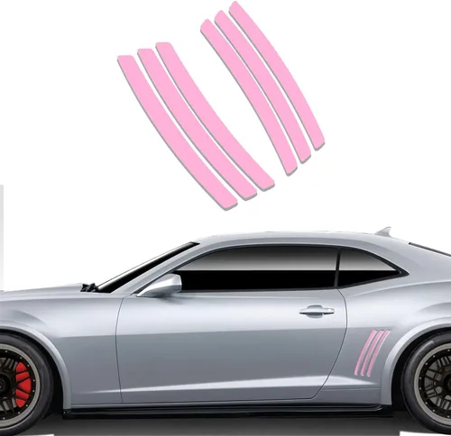 Vista 18 de x xotic tech Compatible con Chevy Camaro L & R - Adhesivo de ventilación lateral de rayas negras 2010-2021