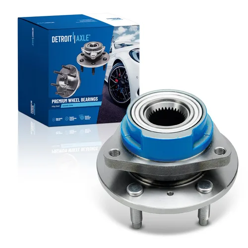 Vista 103 de Detroit Axle - Cojinete de rueda delantera para Honda Civic Chevy Aveo5 Spark Pontiac Lemans Pontiac G3 Wave Optima Suzuki Swift+ VW Jetta Rabbit