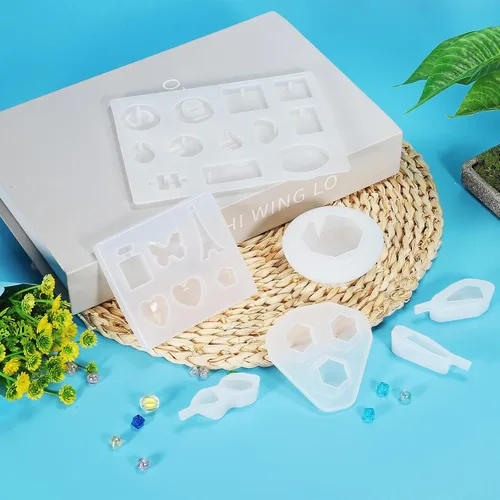 Vista 5 de PATIKIL Molde de silicona para maceta, molde hexagonal para macetas de flores, molde para suculentas, soporte para velas para decoración