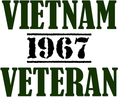 Vista 2 de CafePress Adhesivo ovalado para parachoques de coche de veterano 67 de Vietnam