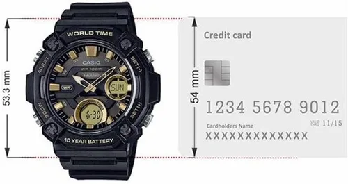 Vista 7 de Casio Reloj digital de acero inoxidable22