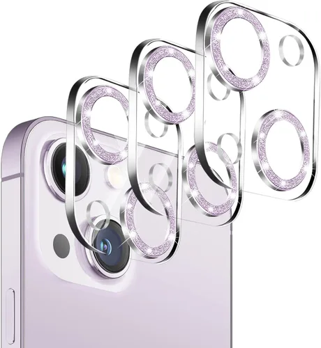 Vista 145 de Dengduoduo Paquete de 3 protectores de lente de cámara de vidrio templado para iPhone 15 de 6.1 pulgadas y para iPhone 15 Plus de 6.7 pulgadas