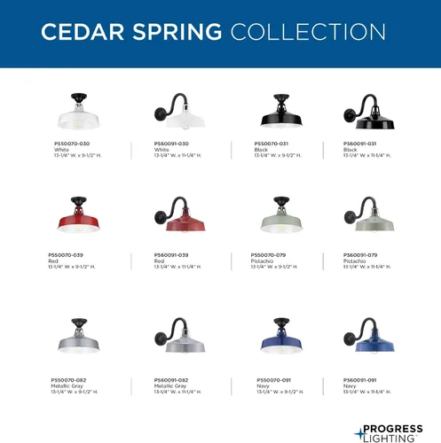Vista 12 de Cedar Springs Collection - Farol de pared extragrande para exteriores, 1 luz, color rojo claro