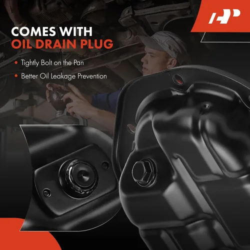 Vista 7 de A-Premium Cárter inferior de aceite de motor con tapón de drenaje compatible con Nissan 350Z 370Z INFINITI EX35 EX37 FX35 FX37 G35 G37 M35 M37 Q40