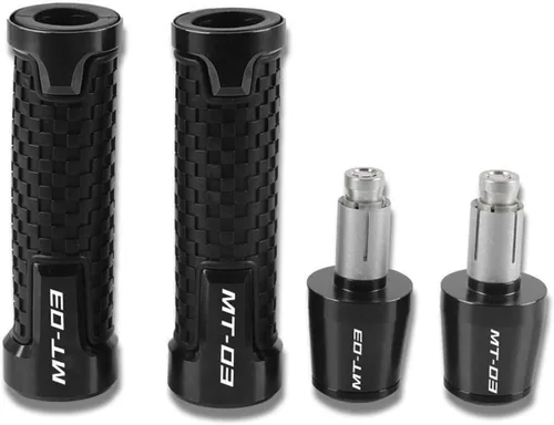 Vista 10 de Motorcycle for Y&AMAHA MT03 2015 2016 2017 2018 2019 2020 MT 03 MT-03 2005-2006 Motorcycle 7/8" 22mm Handle Grips Handlebar Grip Ends Plug