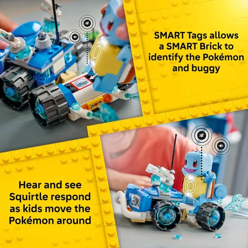 Vista 6 de LEGO Pokémon SMART Play: Trainer's Buggy Adventure with Squirtle 72156
