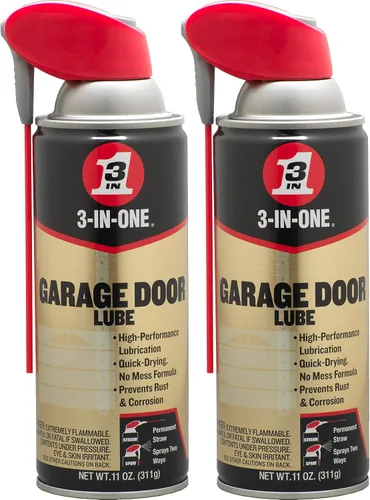 Vista 8 de 3-IN-ONE Lubricante profesional en aerosol para puertas de cochera, 11 onzas, 1