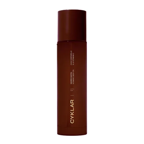 Vista 8 de CYKLAR Aceite corporal con vitamina C para mujeres y hombres. Suero corporal hidratante con aroma a Neroli Desnudo para una piel radiante.