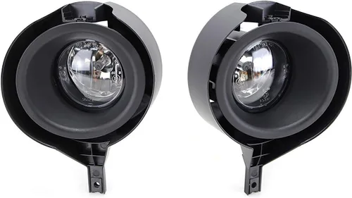 Vista 8 de iJDMTOY Kit de faros antiniebla con lente transparente izquierda/derecha con bombillas halógenas, cubiertas de bisel e interruptor de arnés