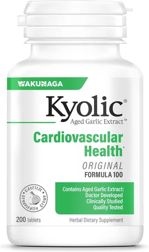 Vista 10 de Cápsulas con extractos de ajo añejado Kyolic, fórmula 100 original cardiovascular, 10041, 1, 1 Supports Circulatory Function and Overall Heart