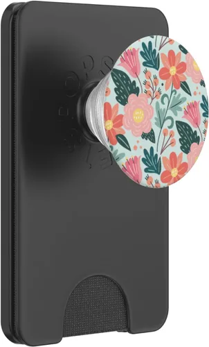 Vista 6 de Lindo jardín botánico colorido patrón floral PopSockets MagSafe PopGrip para iPhone