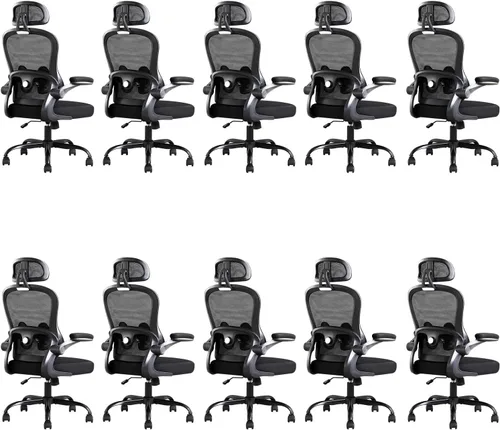 Vista 17 de Ergonomic Office Chair,Ultra Thick Spring Cushion Desk Chair,Black