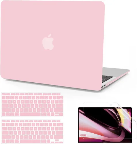 Vista 17 de B BELK Funda compatible con MacBook Air de 13 pulgadas 2022 2021 2020 2019 2018 A2337 M1 A2179 A1932 Touch ID, carcasa rígida de plástico mate