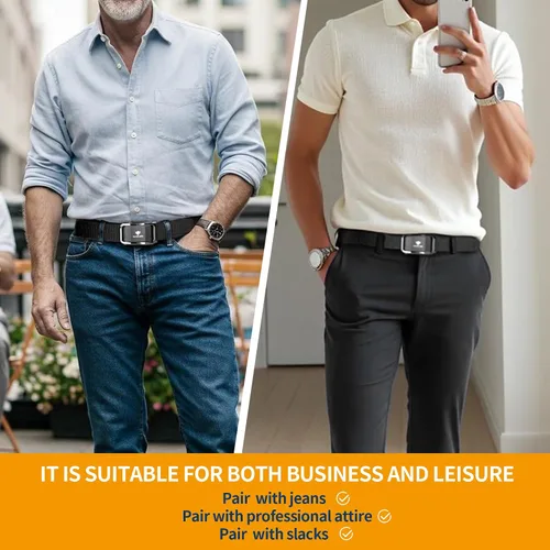 Vista 4 de Cinturón de nailon para hombre, cinturones tácticos, cinturón de lona transpirable con hebilla