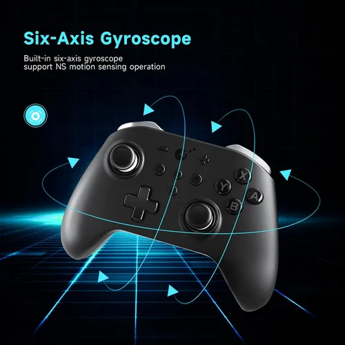 Vista 6 de GuliKit Hall Effect Sensing JoystickNo DeadzoneNo DriftingFPS Model Controller KingKong 2 Pro Wireless Bluetooth Gamepad for SwitchSwitch