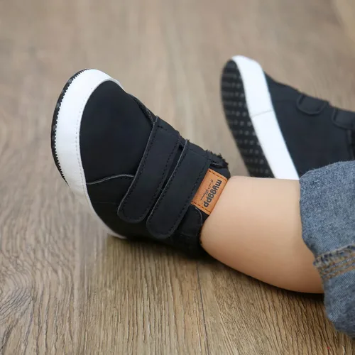 Vista 2 de Zapatos deportivos de lona para bebés y niñas pequeños antideslizantes para primeros caminos recién nacidos zapatos de cuna
