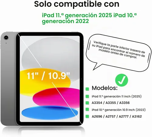 Vista 6 de Bioton - Protector de pantalla para iPad A16 de 11ª/10ª generación (2025/2022)