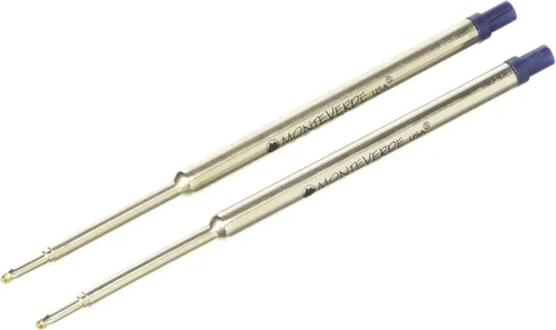 Vista 18 de Monteverde Recambios de bolígrafo suave USA para adaptarse a bolígrafos Waterman, punta media, negro, paquete de 2, rendimiento de escritura suave