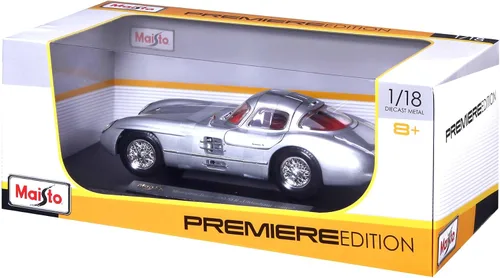 Vista 4 de Maisto Escala 1 18Mercedes-Benz 300SLR Coupe uhlenhaut Diecast Vehículo