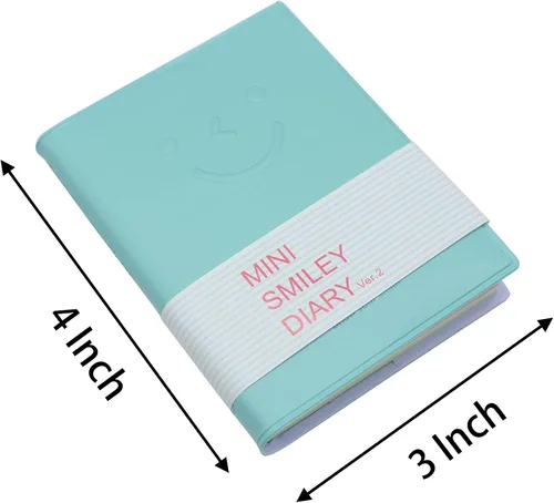Vista 2 de Yansanido, anotador mini de 5 x 3 pulgadas con funda de piel sintética, variedad
