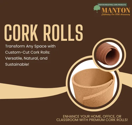 Vista 3 de Manton Cork Rollo - 3' x 12' x 1/4" - Material de grado premium - 100% natural
