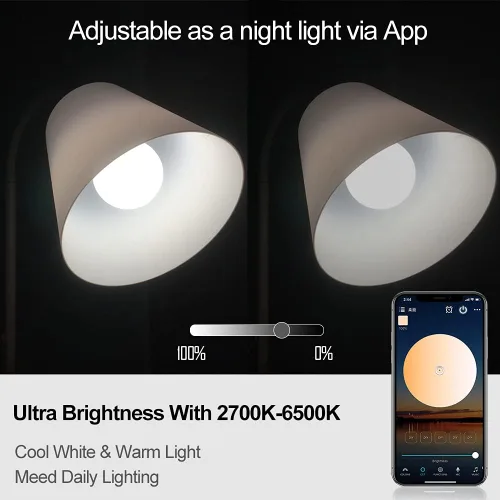 Vista 5 de YHW Surplife App Smart WiFi Bombilla 9W