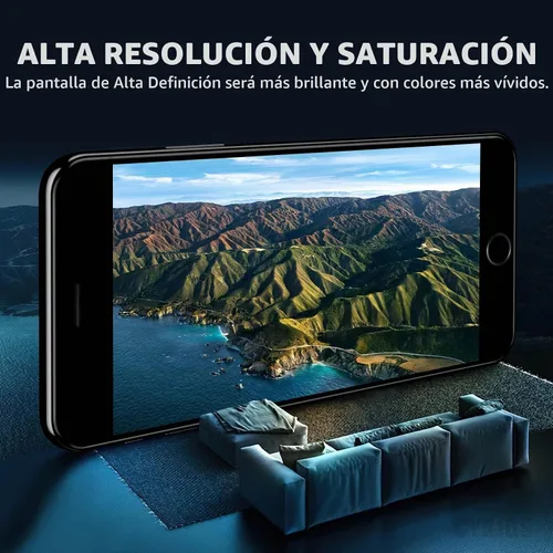 Vista 6 de Pantalla de repuesto para iPhone 8 SE de segunda generación con botón de inicio Negro con botón de inicio