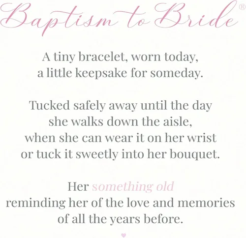 Vista 5 de Cherished Moments Baptism to Bride Bracelet .925 Silver or 14K Gold-Plated Dorado