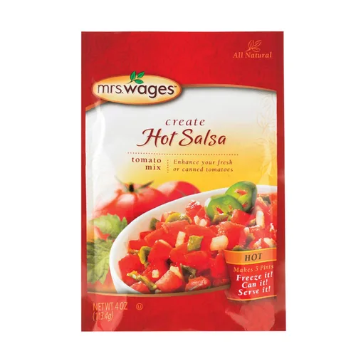 Vista 4 de Mrs. Wages Create Salsa Medium Tomate Mix 4.0 oz. Paquete (2)