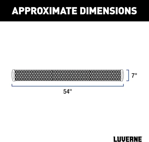 Vista 2 de FTNF Luverne 415254-570749-0 - Kit de flota de escalón trasero de aluminio negro de 54 pulgadas, compatible con Select Dodge, Freightliner