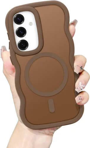 Vista 8 de Pepmune for Samsung Galaxy S25 Plus/S24 Plus Case Wave Frame, Desert Gold Dorado Desierto