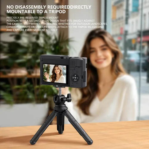 Vista 4 de Funda de silicona para cámara digital Panasonic ZS99 con cubierta extraíble para lente y protector de pantalla y cordón para accesorios Panasonic