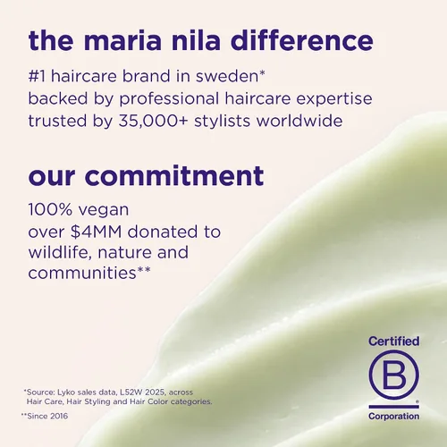 Vista 12 de Maria Nila Structure Repair Leave-In Cream – Repairs Damaged Hair 6.8 Fl Oz